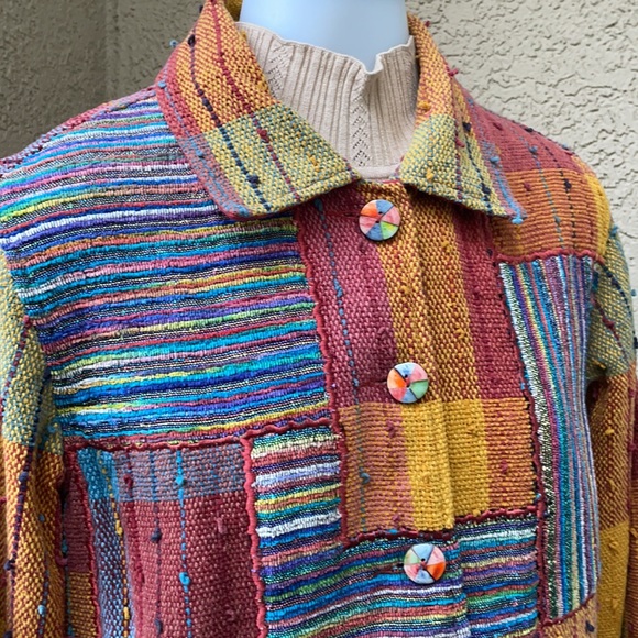 Vintage Jackets & Coats Vintage Multicolored Travelsmith Cotton